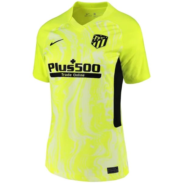 Camiseta Atletico Madrid Tercera equipo Mujer 2020-21 Verde Fluorescente